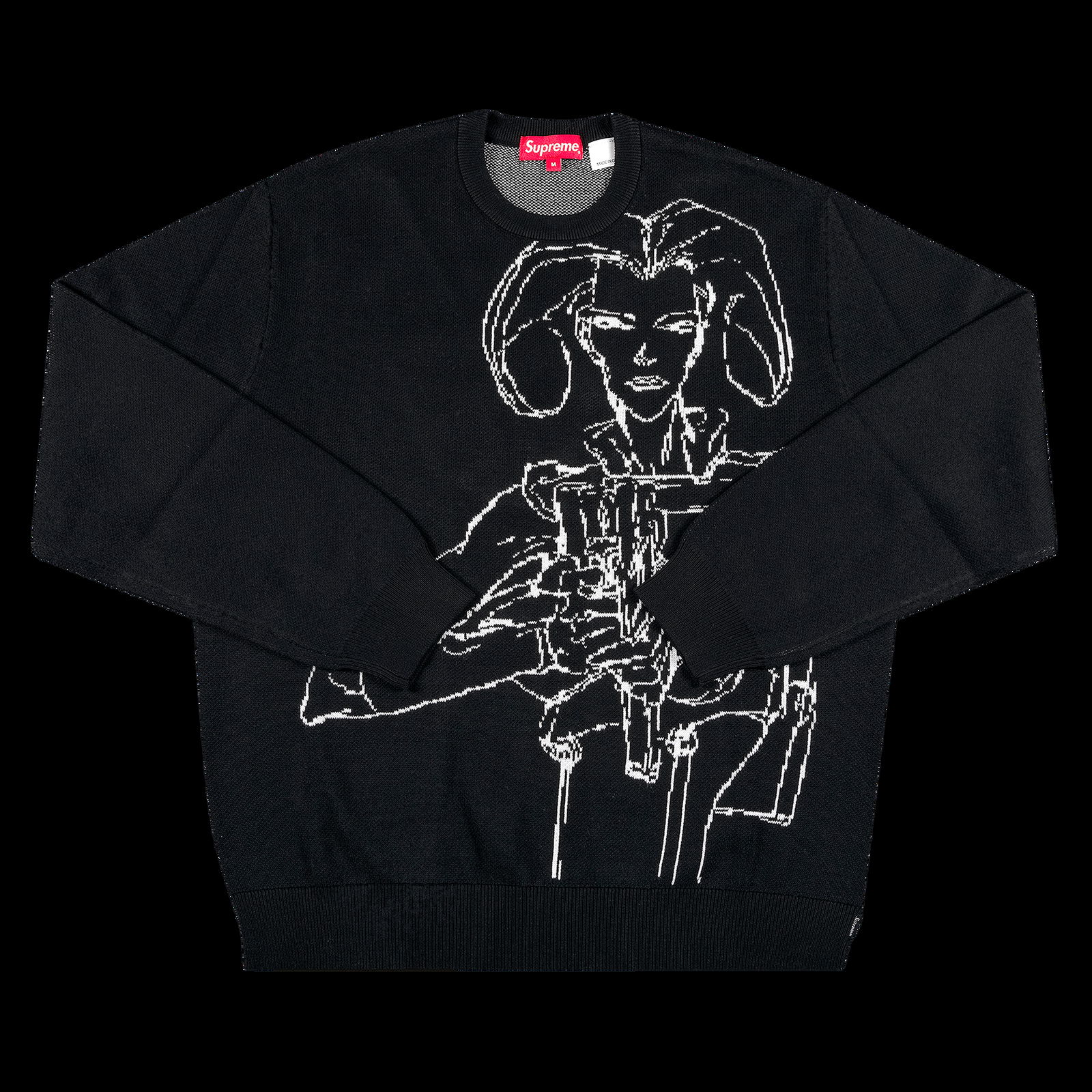 Sweater Supreme Aeon Flux Sweater SS22SK5 BLACK | FlexDog