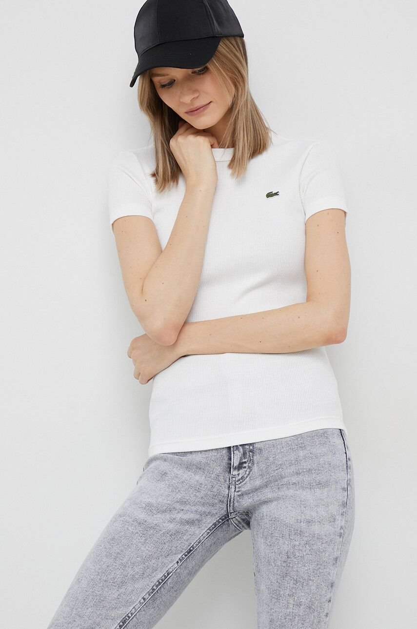 T-shirt Lacoste Slim Fit Organic Cotton T-Shirt | FLEXDOG