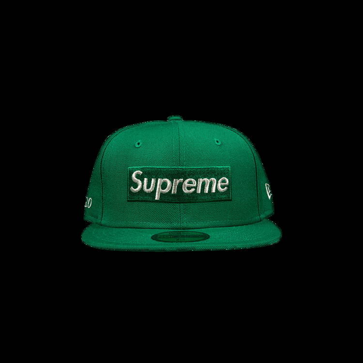 Cap Supreme $1M Metallic Box Logo New Era SS20H21 GREEN | FLEXDOG