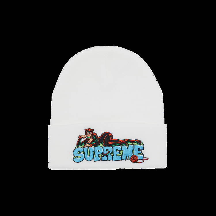 Beanie Supreme Catwoman Beanie FW22BN66 WHITE | FLEXDOG