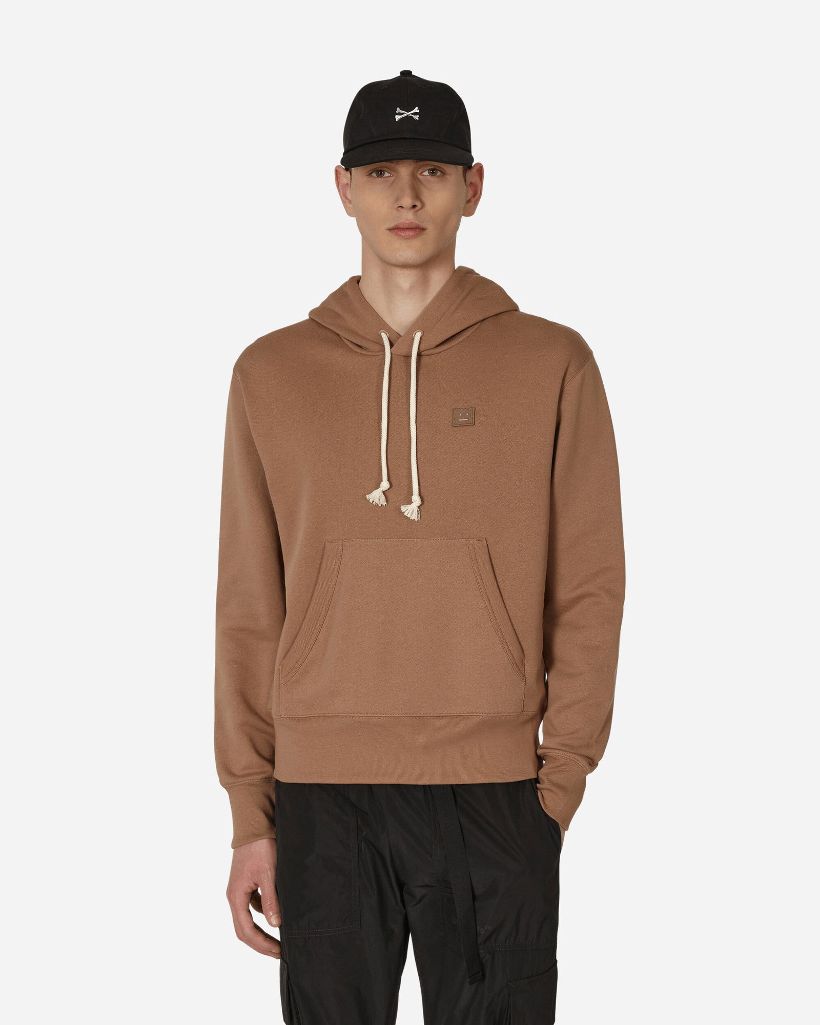 Sweatshirt Acne Studios Face Logo Patch Hooded Sweatshirt CI0119- BLG