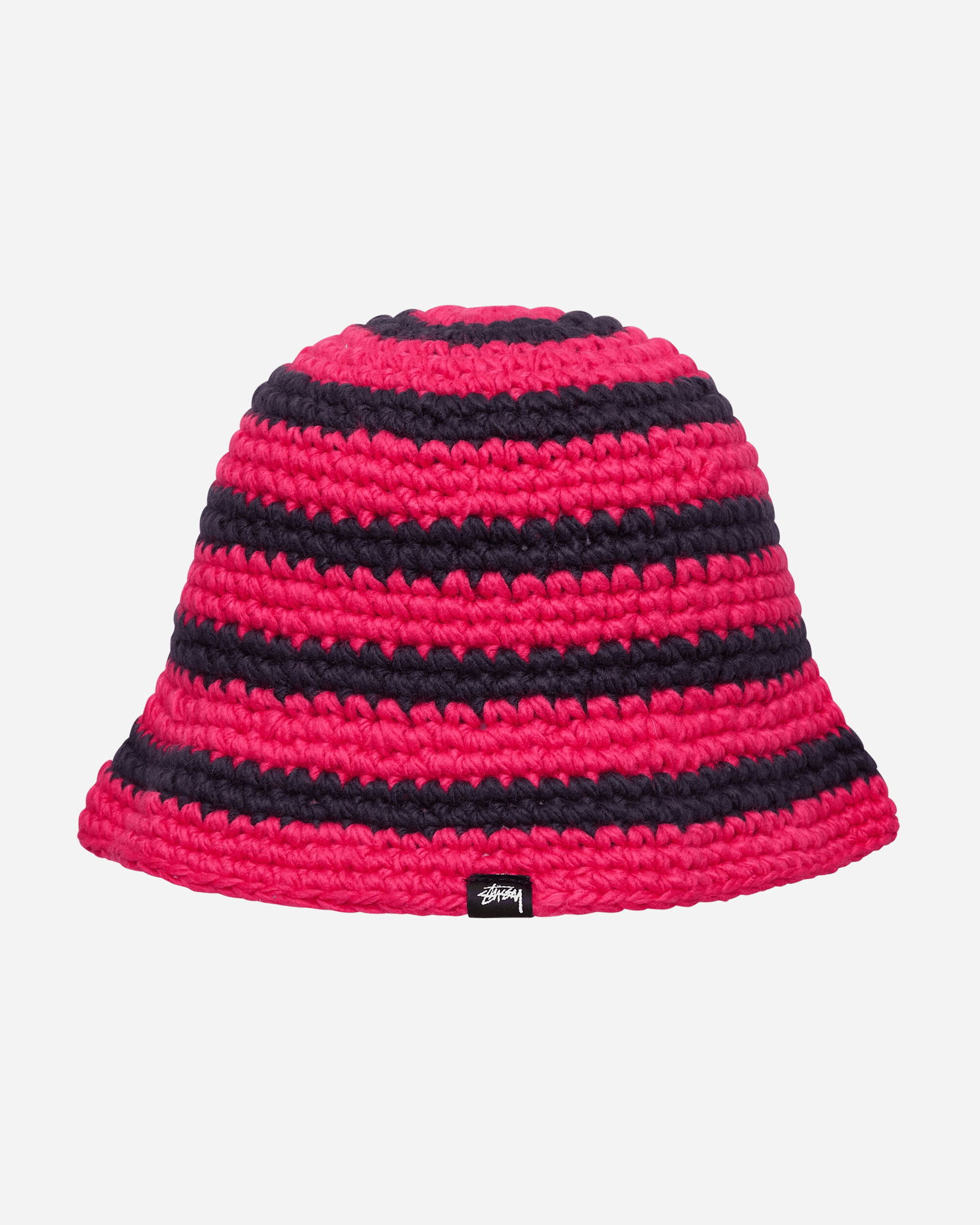 Hat Stüssy Swirl Knit Bucket Hat Hot Pink 1321167 HOTP | FLEXDOG