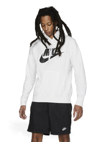 Nike Sportswear Club Fleece Graphic Pullover Hoodie BV2973-100