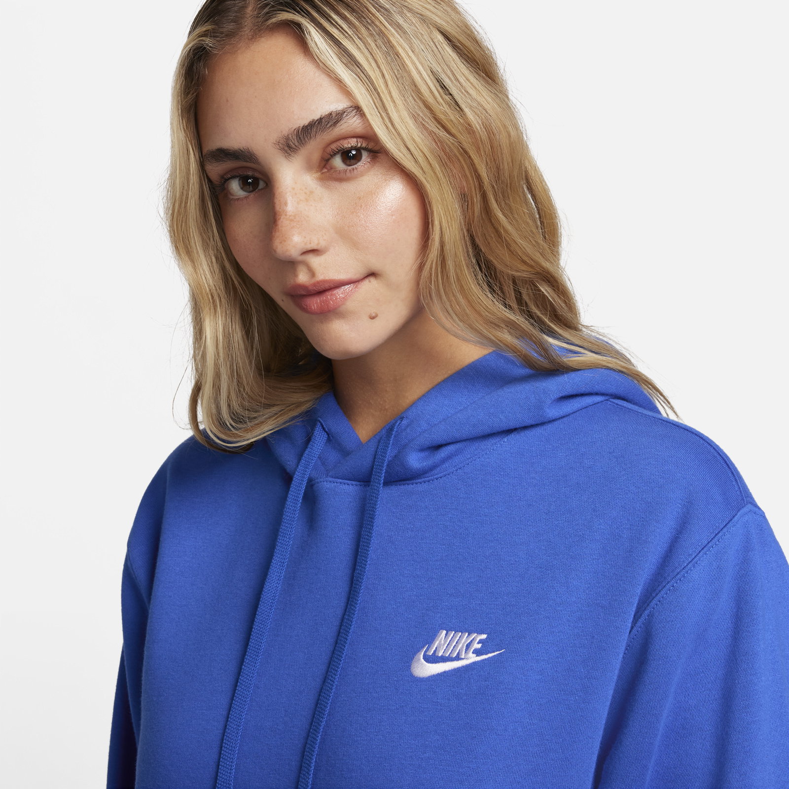 Shop Nike NSW Club Fleece Hoodie BV2654-480 blue
