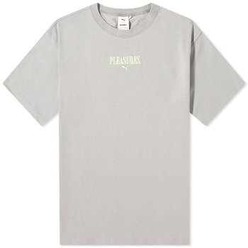 Puma Men's x PLEASURES Graphic T-Shirt Stormy Slate 624096-62