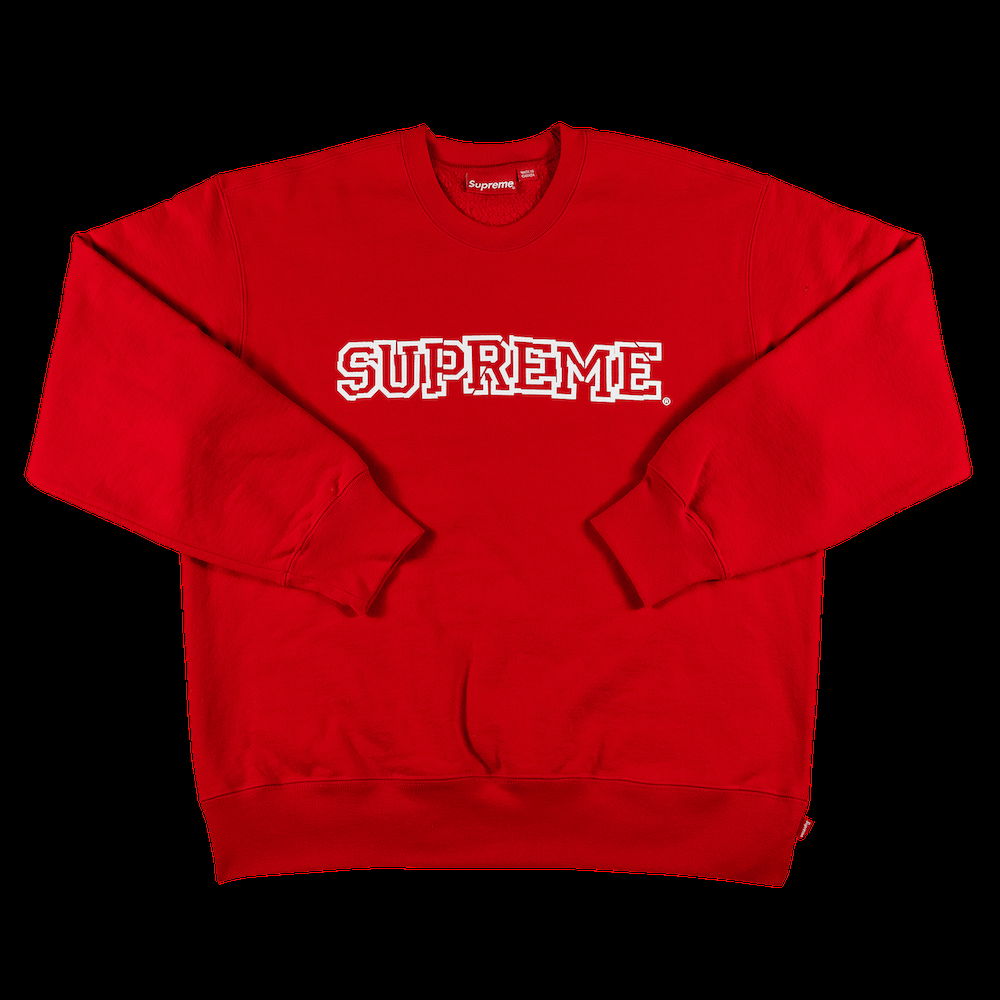 Sweatshirt Supreme Shattered Logo Crewneck FW21SW44 RED | FLEXDOG