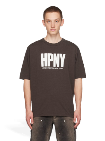 HERON PRESTON 'HPNY' T-Shirt HMAA032F23JER0016001