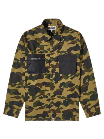 BAPE 1st Camo Outdoor Detail Pocket Relaxed Fit Shi Green 001SHI801004M-GRN