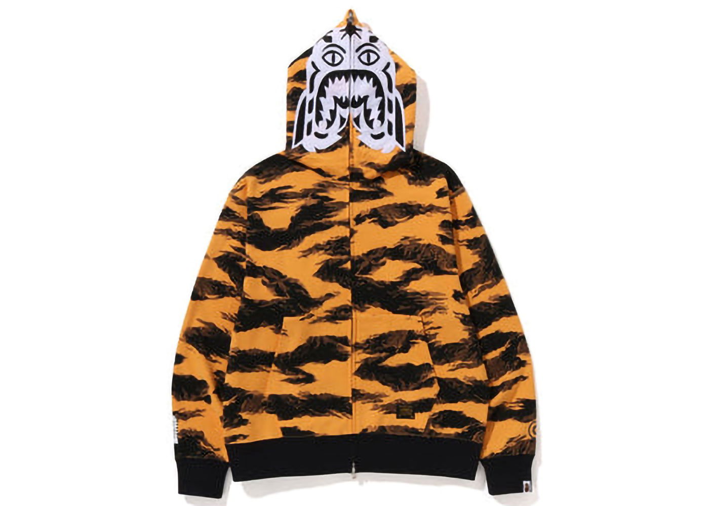 Sweatshirt BAPE Tiger Camo Tiger Relaxed Fit Full Zip Hoodie 1I70