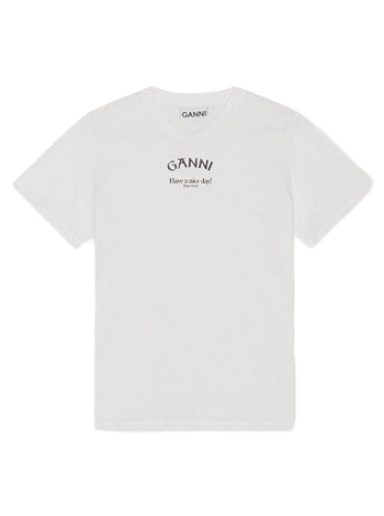 GANNI Thin Jersey Relaxed T-shirt T3561-151