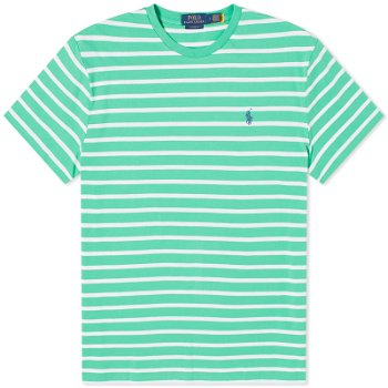 Polo by Ralph Lauren Stripe T-Shirt Kelly Green/White 710934662005