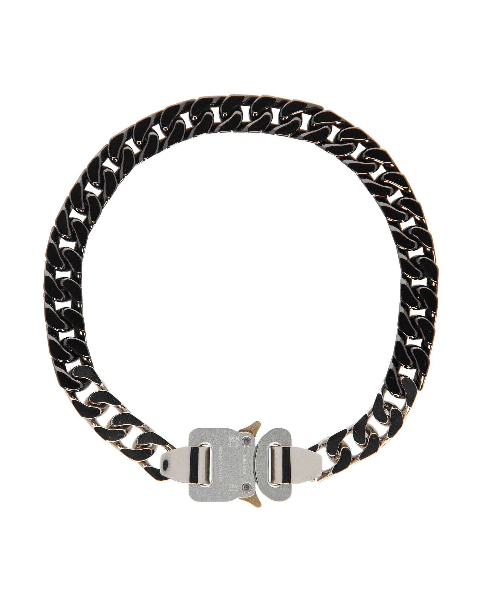 1017 ALYX 9SM Transparent Chain Link Buckle Necklace 1017 ALYX 9SM