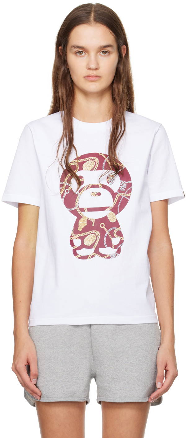 T-shirt BAPE Jewels Big Baby Milo T-Shirt 002TEJ802009L | FLEXDOG