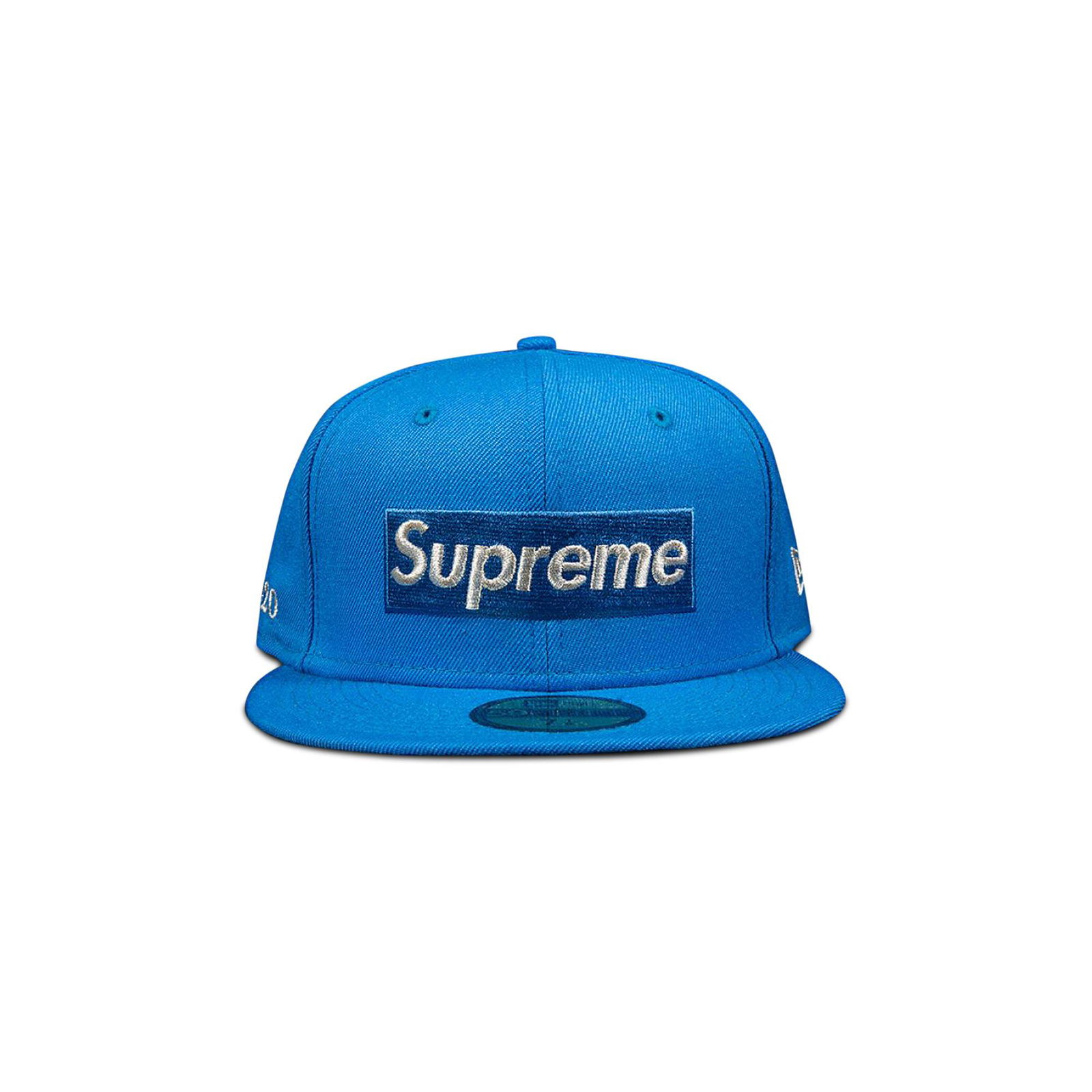 Cap Supreme $1M Metallic Box Logo New Era SS20H21 LIGHT BLUE | FlexDog