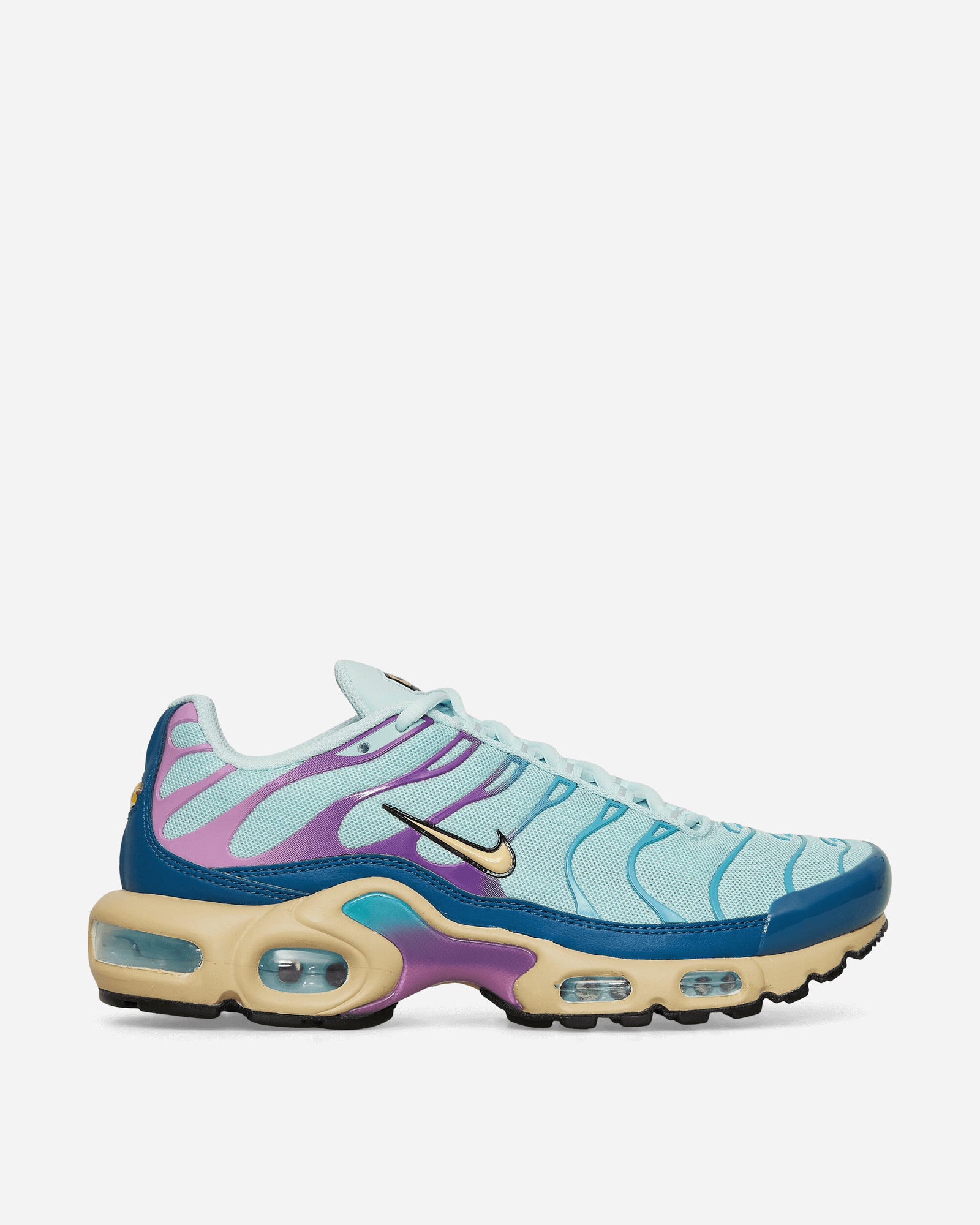 Pink blue and 2024 yellow air max plus