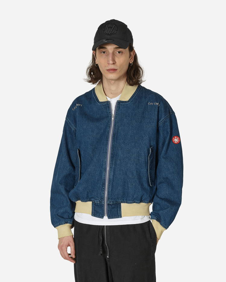 Jacket Cav Empt Washed Denim Zip Jacket CES24JK21 001 | FLEXDOG