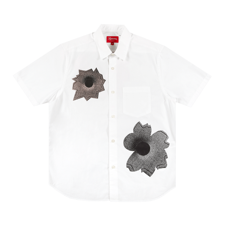 Supreme Nate Lowman x Short-Sleeve Shirt SS22S32 WHITE | FLEXDOG