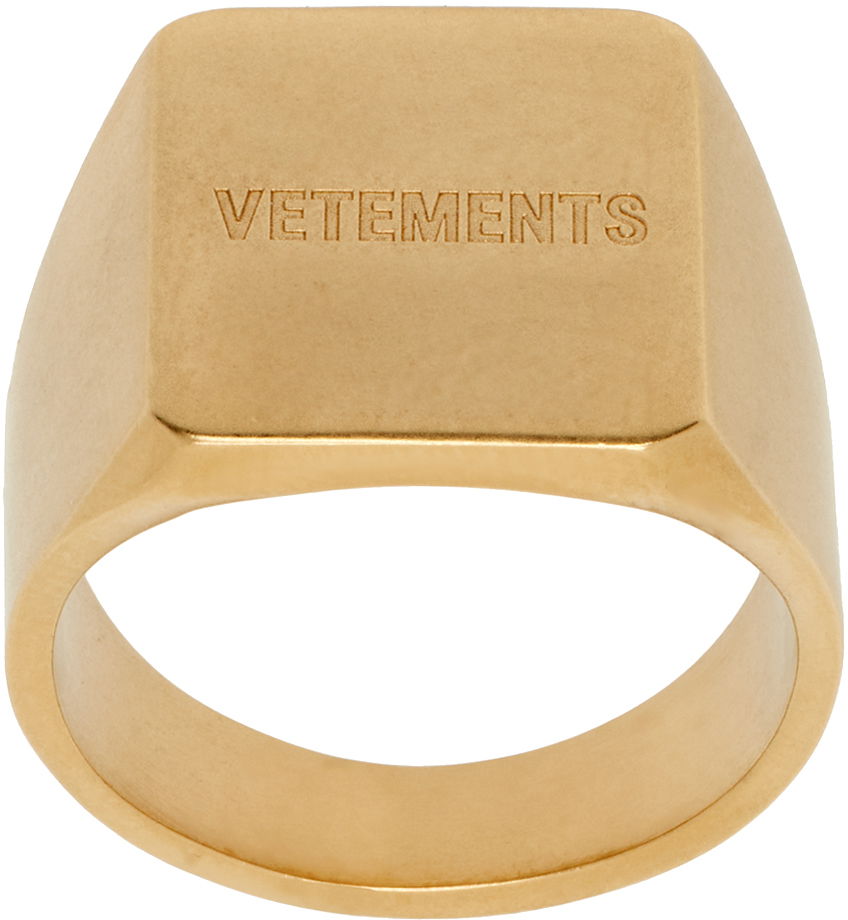 Ring VETEMENTS Iconic Logo Ring UE64RI200G | FLEXDOG