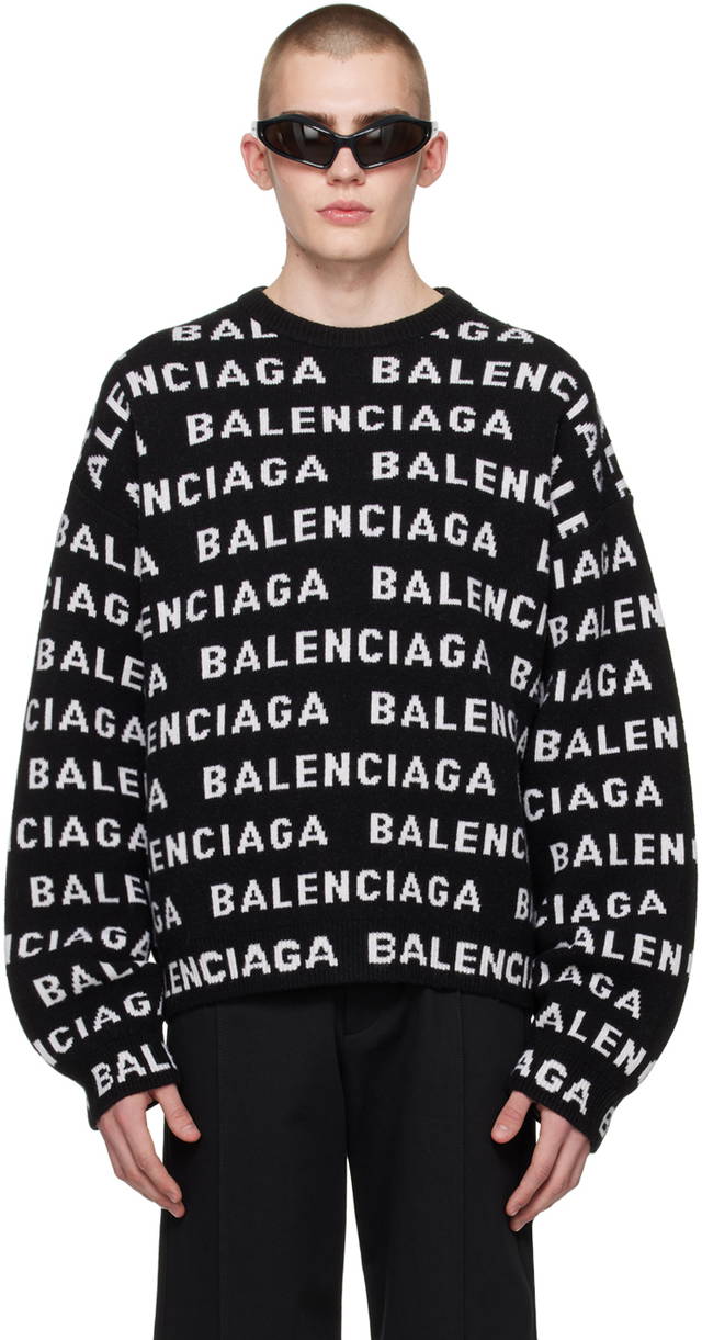 Sweater Balenciaga This Is Not Logo Crewneck 652981TKVE41069 FLEXDOG