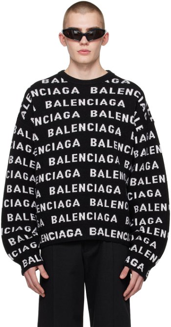 Balenciaga Jacquard Sweater 761596-T1673-1070