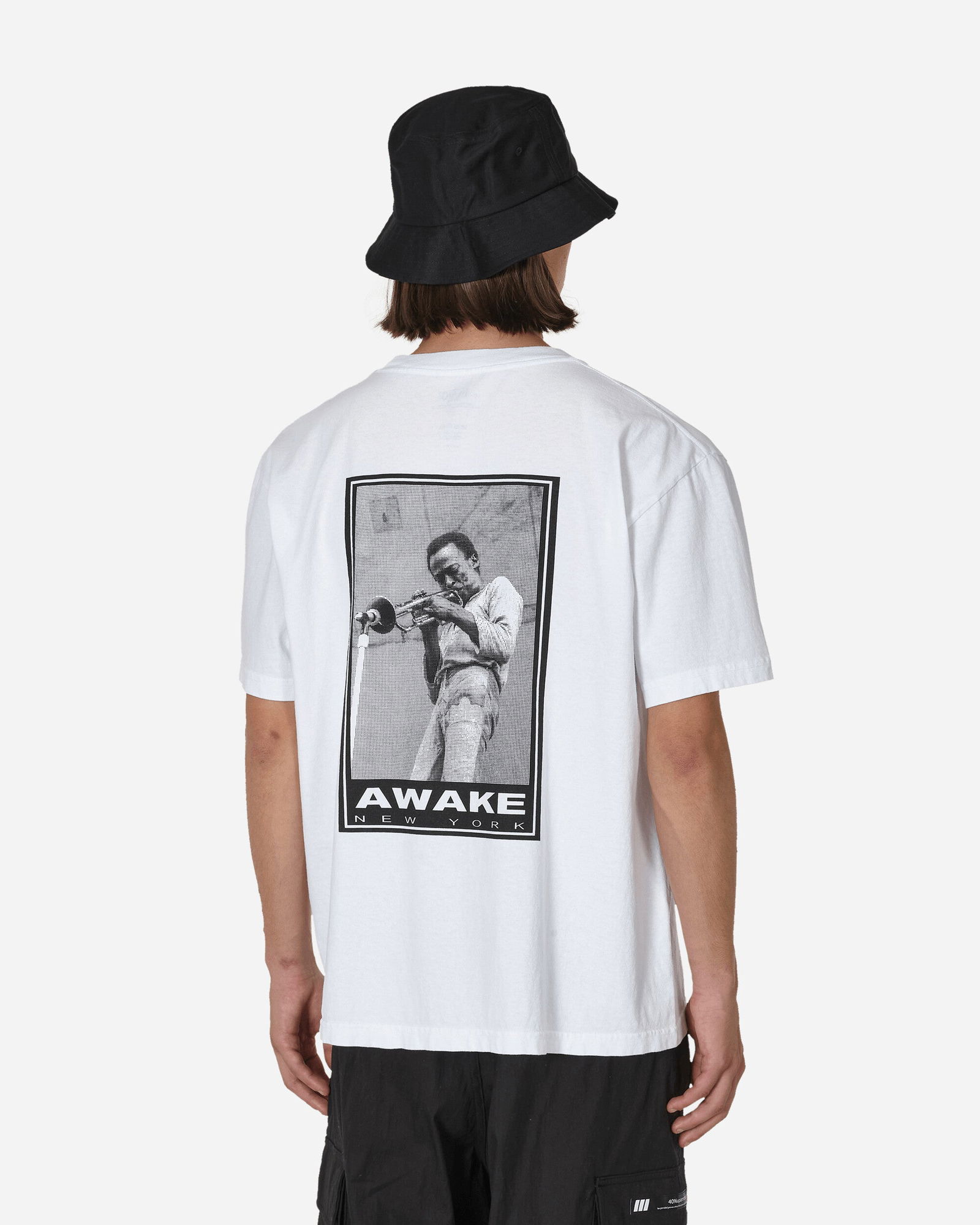 T-shirt Awake NY Miles Davis T-Shirt AWK-SP23-TS003 WHI | FLEXDOG