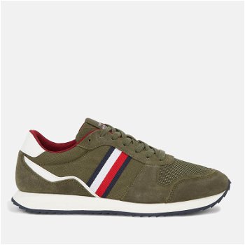 Tommy Hilfiger Men's Evo Mix Suede and Ripstop Trainers - UK 7 FM0FM04699RBN