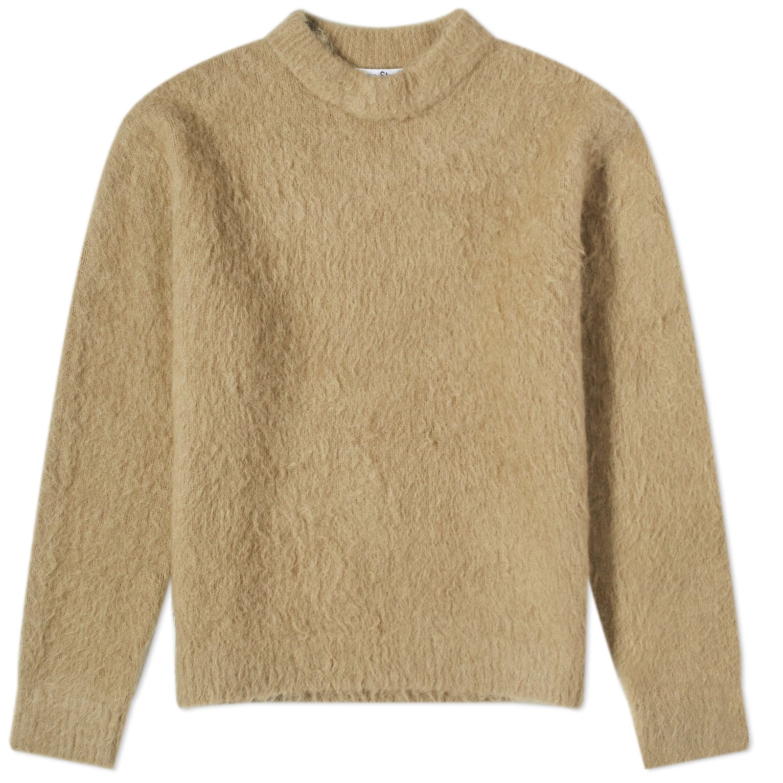 Sweater Acne Studios Kameo Solid Brushed Crew Knit Dark Beige