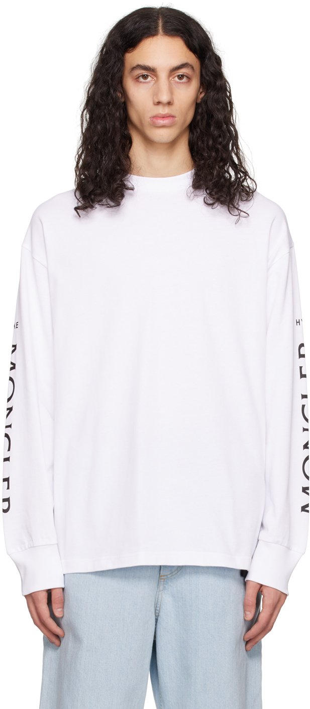 T-shirt Moncler x Genius 4 x HYKE White Print T-Shirt