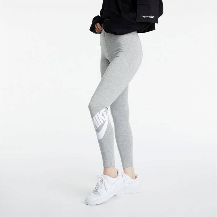 Nike Sportswear Women's Essential Swoosh Leggings / Tights - Grey Heather