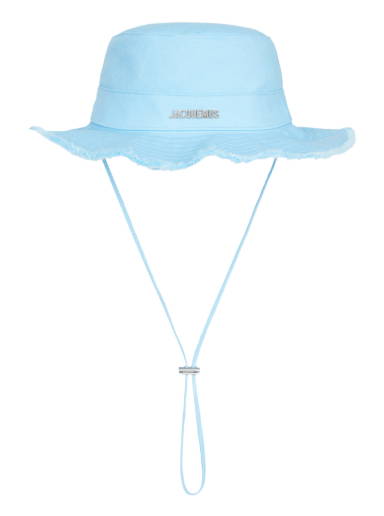 Le Bob Artichaut cotton canvas bucket hat in pink - Jacquemus