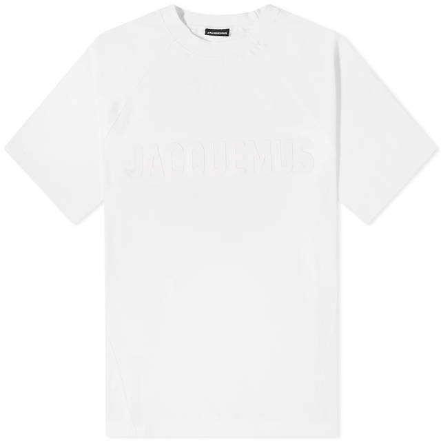 Jacquemus Le T-Shirt Desenho Manches Longues Daisy Logo Long