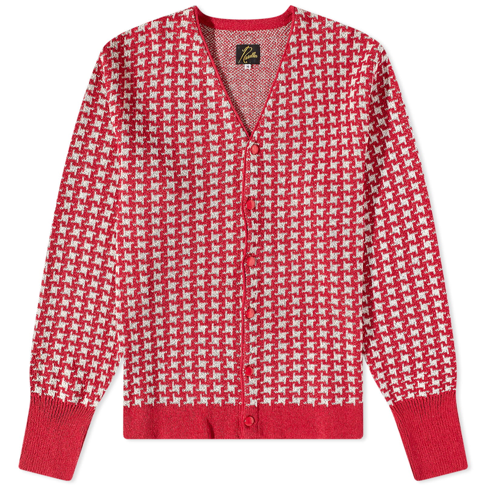 Sweater Needles Houndstooth Cardigan MR322-A | FlexDog