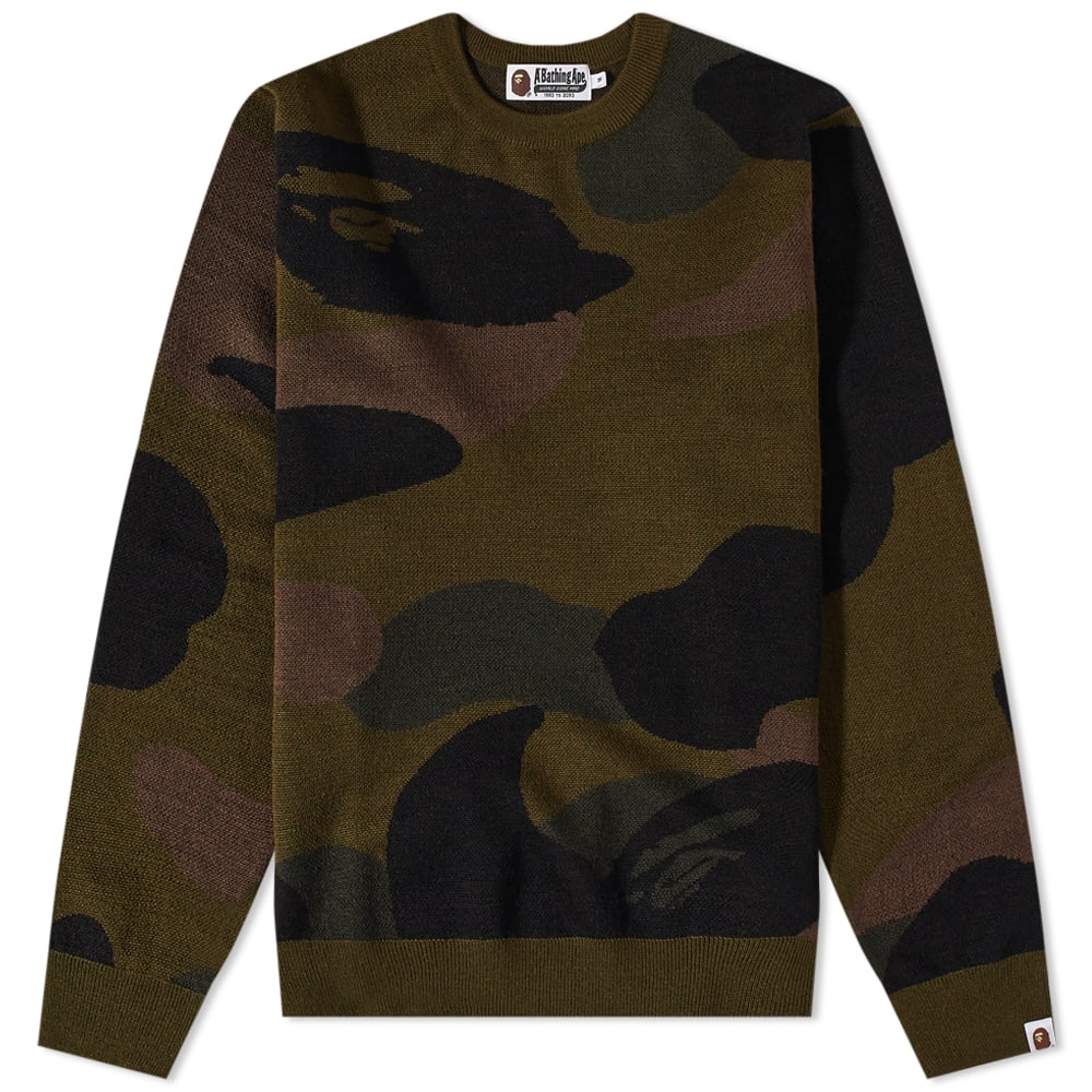 Aape x Champion camo logo shirt black, Men's Fashion, Tops & Sets