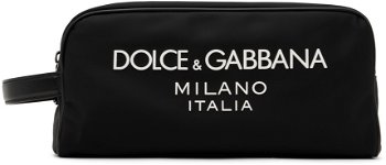 Dolce & Gabbana Black Logo Toiletry Bag BT0989AG182