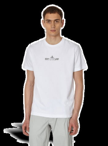 Stone Island Stamp One Print T-Shirt White 79152NS81 V0001