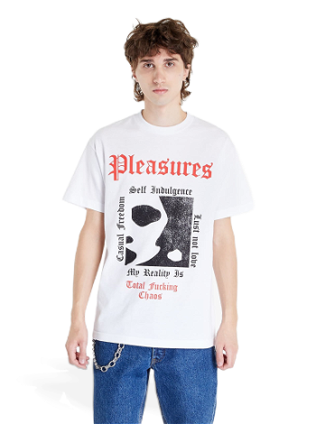Pleasures Reality T-Shirt P22W062 WHITE