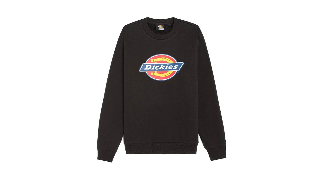 Sweater Dickies Icon DK0A4XCIBLK | FLEXDOG Crewneck Logo