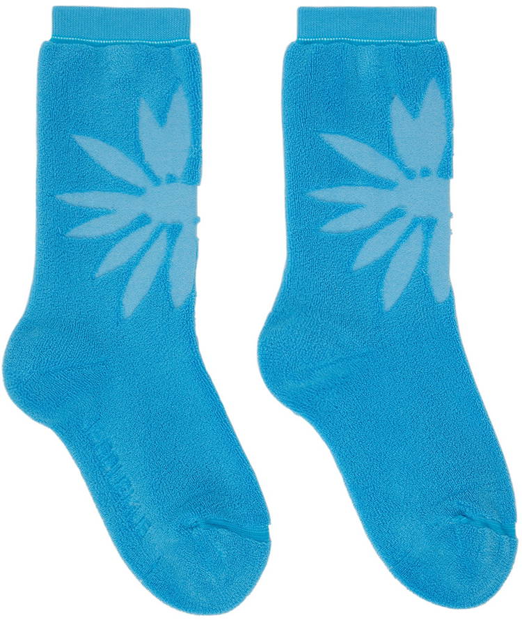 Socks Jacquemus SSENSE Exclusive 'Les Chaussettes Aqua' Socks