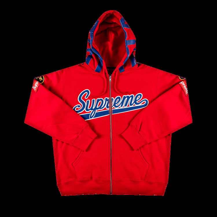 Sweatshirt Supreme Vanson Leathers Spider Web Zip Up Hooded