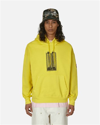 Cav Empt Overdye Reprocess Heavy Hooded Sweatshirt Yellow CES25CS07 YLLW