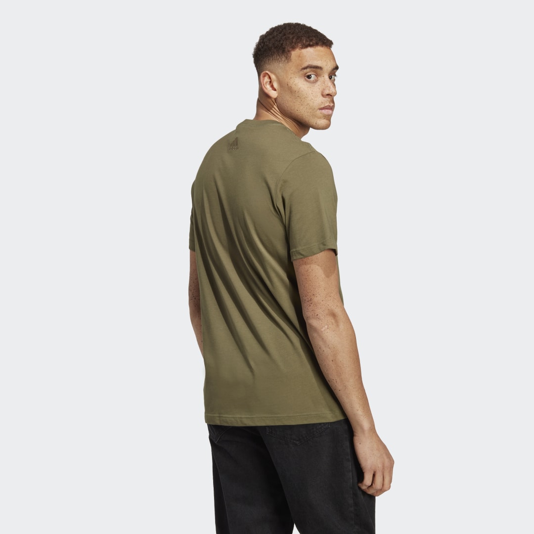 Essentials Single Jersey Linear Embroidered Logo Tee