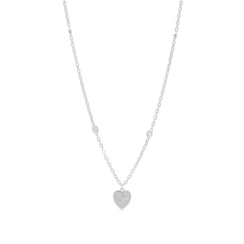 Gucci Jewellery Heart Enamel Necklace "Silver" YBB64554500300U