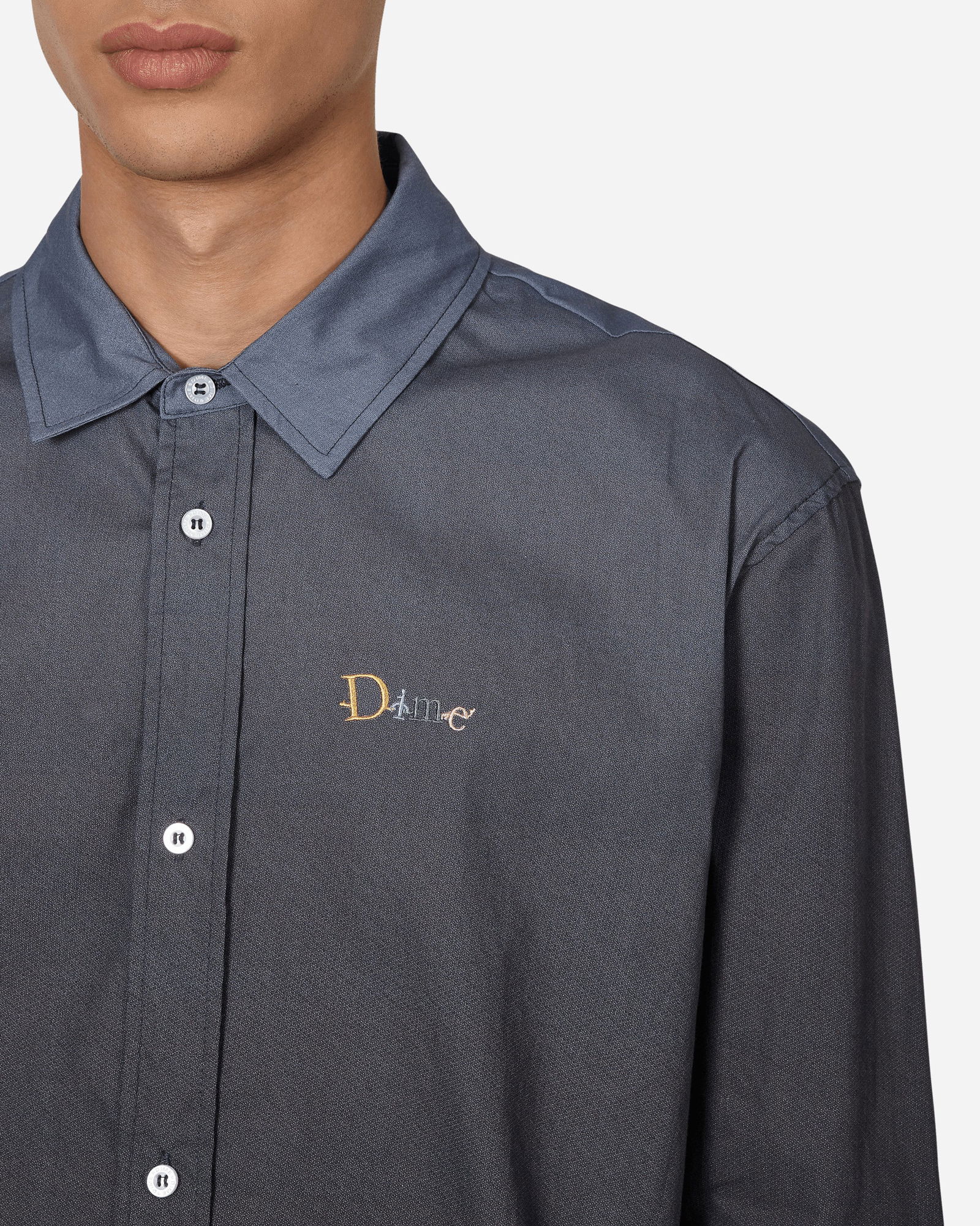 Shirt Dime Friends Gradient Oxford Shirt DIMEF3PUR PUR | FLEXDOG