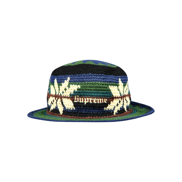 Hat Supreme Snowflake Crochet Crusher FW21H117 GREEN | FLEXDOG