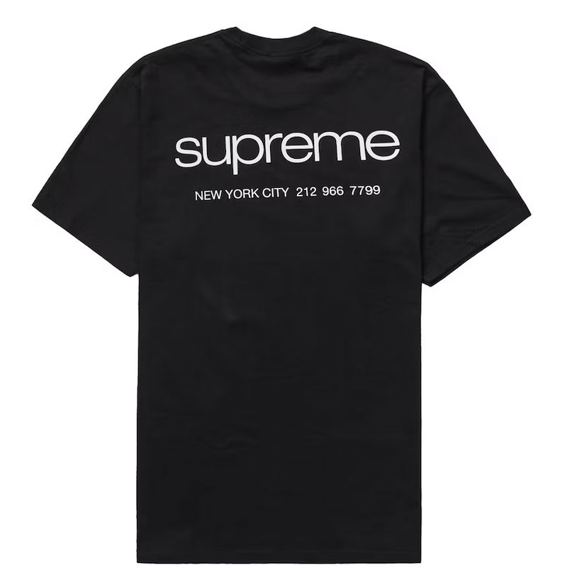 T-shirt Supreme NYC Tee FW23T56 BLACK | FLEXDOG