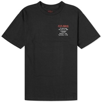 Pleasures 555 x Biz Card T-Shirt P23555007-BLACK