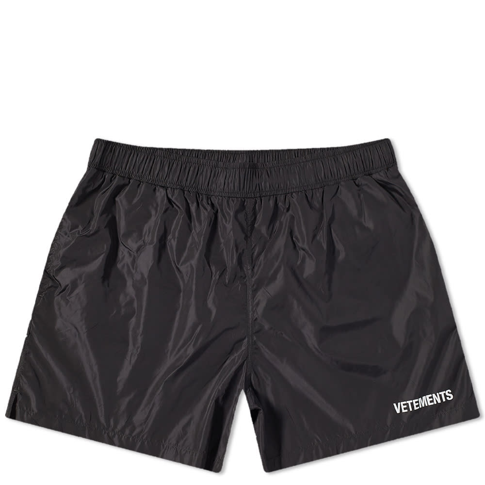 Swimwear VETEMENTS Logo Swim Shorts ME63SW700B | FLEXDOG