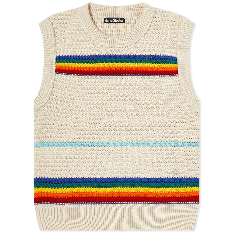 Sweater Acne Studios Kavram Rainbow Vest C60057-CWT | FLEXDOG