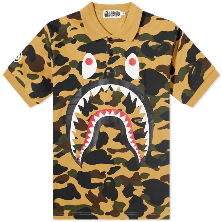 1st Camo Shark Polo Tee