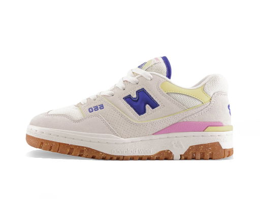 New Balance 550 White Burgundy Navy GS GSB550CR | FLEXDOG